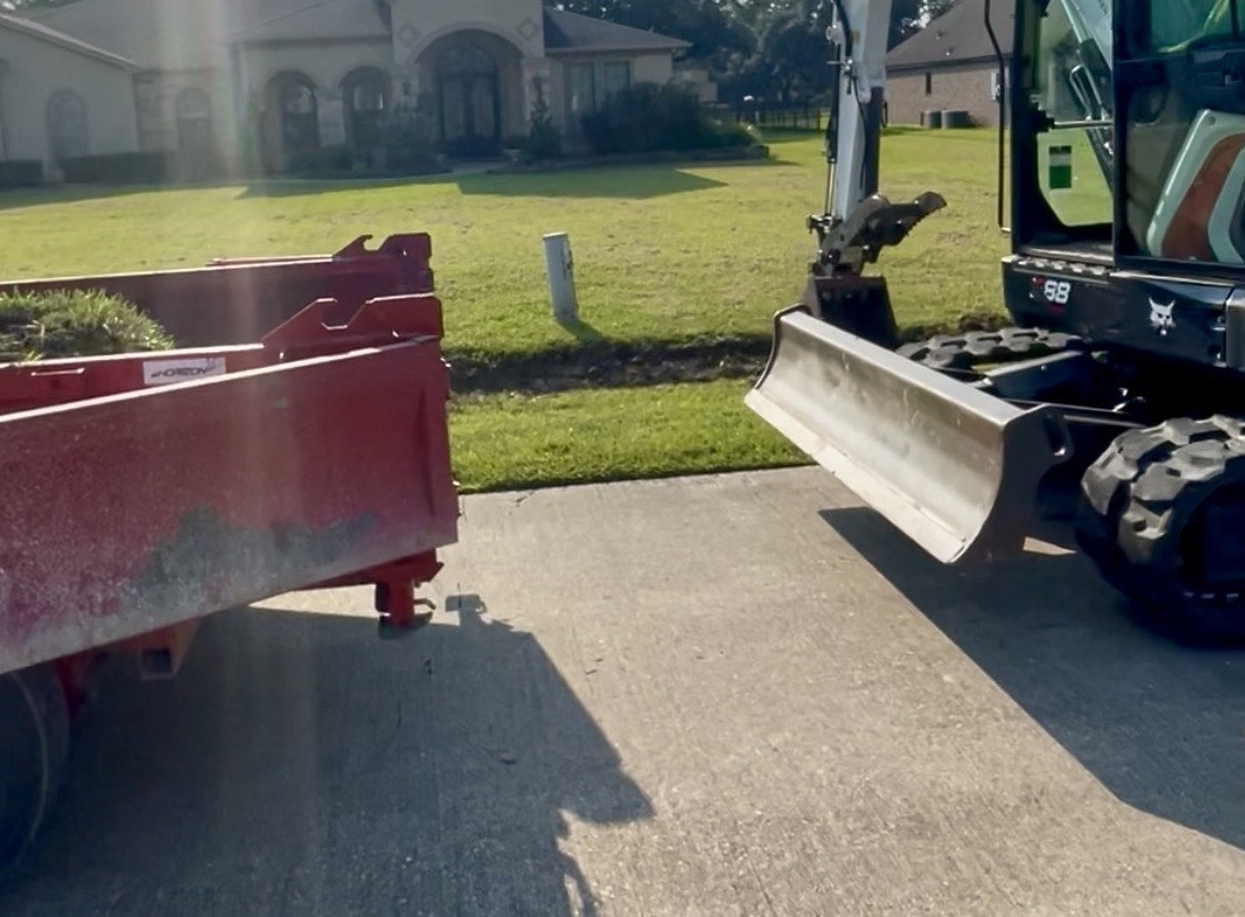 Drainage and Ditches work at Pasadena, TX jobsite