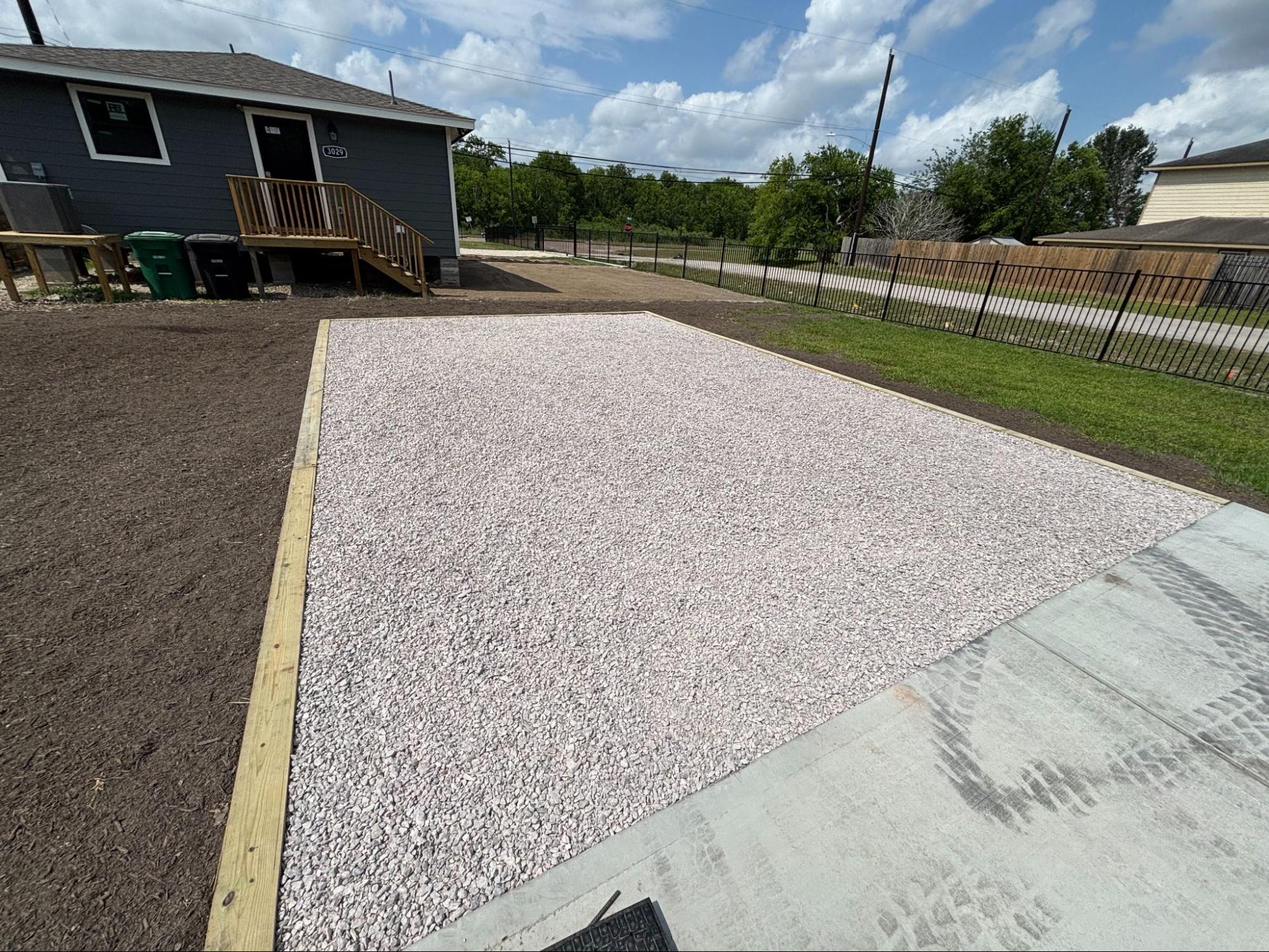 Erosion Control work at Pasadena, TX jobsite